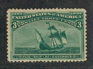 US Sc#232 M/H/F-VF, Cv. $35