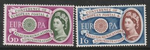 Great Britain 377-378 set MH (thin on 378)