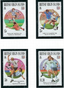 British Virgin Is 802-05 MNH 1994 World Cup Soccer (ak2218)