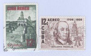 Cuba, Scott #C149-50, Used