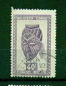 Belgian Congo sc# 235 used cat value $.25