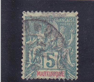 Martinique  Scott#  36  Used