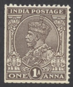 India Sc# 139 MNH (a) 1934 1a King George V 