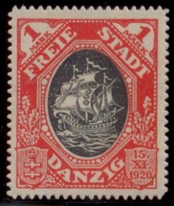 Danzig 1921 SC# 54 MLH-OG E90