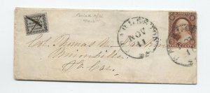 c1851 #10 and 4LB8a Honours City Express Charleston SC cover [5718]
