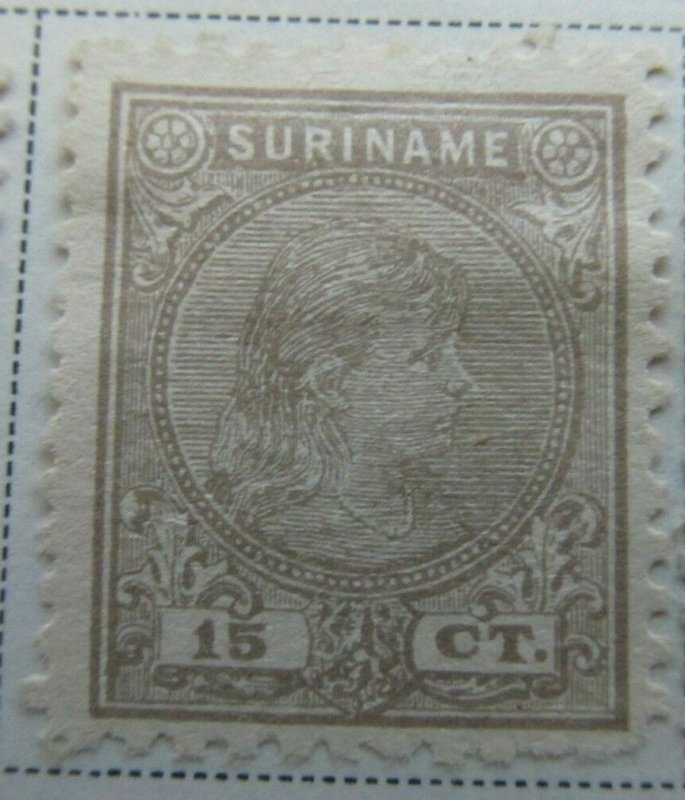 Surinam 1892-93 15c Fine MNG A13P9F938