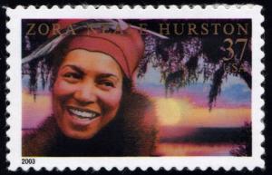 SC#3748 37¢ Zora Neale Hurston Single (2003) SA