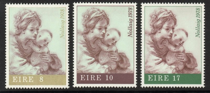 IRELAND SG433/5 1978 CHRISTMAS MNH