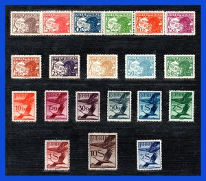 1925 - 1930 - Austria - Sc. C 12 - C 31 - MNH - Gran Lujo - AU- 32 - 01