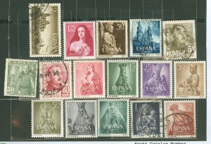 Spain #797-812  Single (Complete Set)