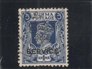 Burma  Scott#  O31  Used  (1946 Official)