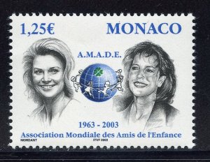 Monaco 2277 MNH,  World Assoc. of Friends of Children Issue from 2002.