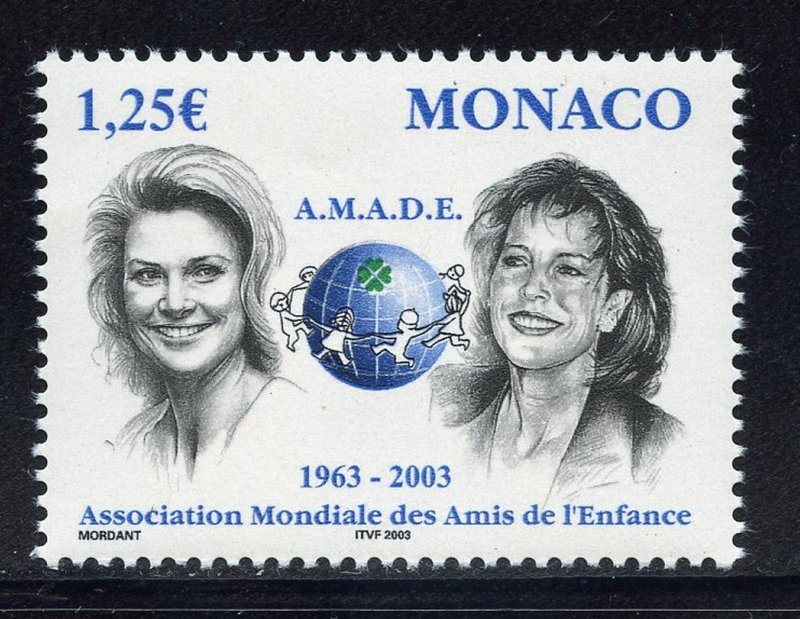 Monaco 2277 MNH,  World Assoc. of Friends of Children Issue from 2002.