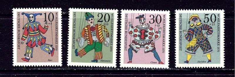 Germany B463-66 MNH 1970 Puppets