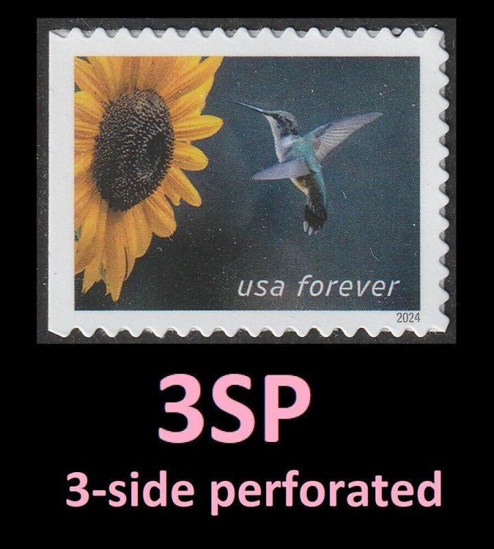 US 5845 Garden Delights Hummingbird Sunflower F single 3SP MNH 2024