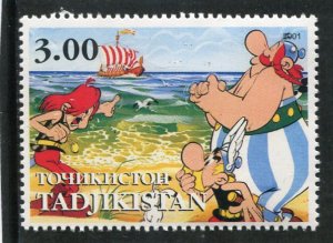 Tajikistan 2001 ASTERIX French Comics Book 1 value Perforated Mint (NH)