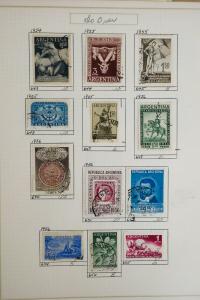 Argentina 1930's to 1960's Stamp Collection