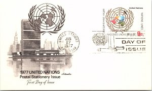 United Nations, New York, Government Postal Card