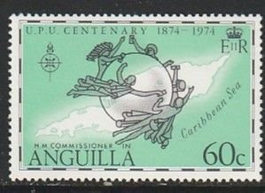 1974 Anguilla - Sc 203 - MH VF - 1 single - UPU