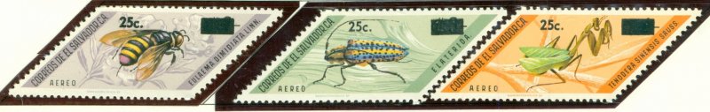 SALVADOR C371-3 MNH CV $7.20 BIN $3.75