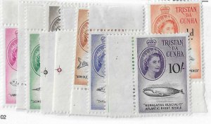 Tristan da Cunha Sc #28-41  complete set  OG VF