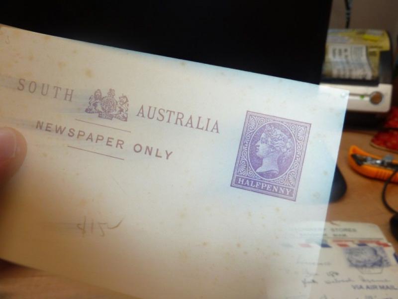 South Australia 1/2d purple wrapper unused  (67bef)