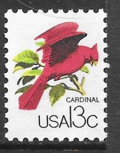 USA 1757a: 15c Northern Cardinal (Cardinalis cardinalis), MNH, VF