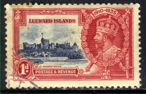 Leeward Islands 1935 KGV 1d Silver Jubilee used SG 88 ( G335 )