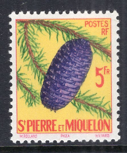 St Pierre and Miquelon 357 Pine Cone MNH VF