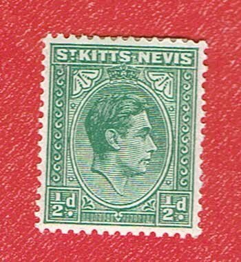 St. KITTS & NEVIS SCOTT#79 1938 1/2d KGVI - MH
