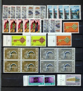 Luxembourg MNH MH Collection (Appx 200 Items) (Top 38)