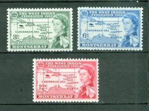 MONTSERRAT WEST INDIES #143-145...SET...MNH...$2.35