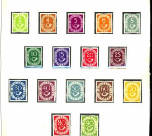 GermanY #670-85 MINT VF OG NH Cat$1700