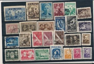 D397406 Poland Nice selection of VFU Used stamps