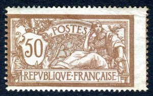 France 1900. 50c brown & lilac. Mint. LH. SG305.