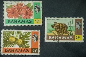 Bahamas #398-400 USED low part of set to 401