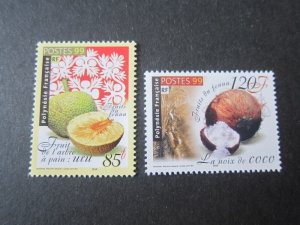 French Polynesia 1999 Sc 758-9 set MNH