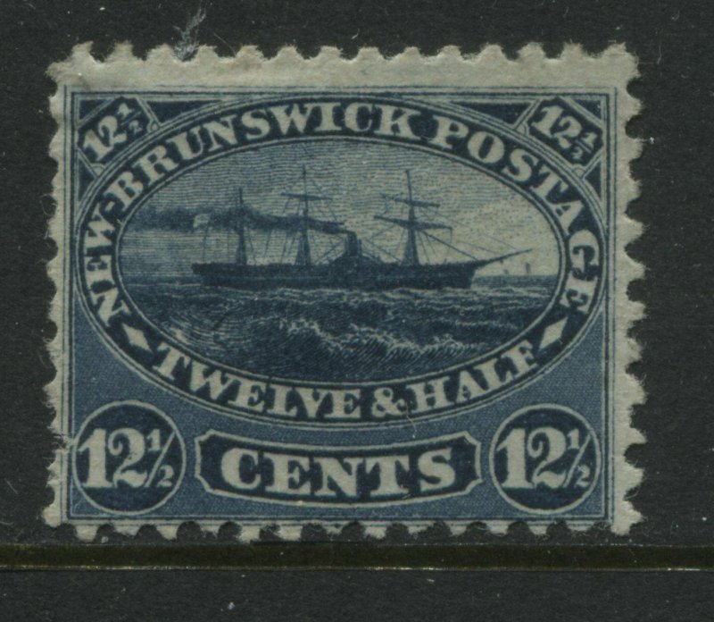 New Brunswick QV 1860 12 1/2 cents blue mint o.g.