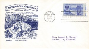 1012 CIVIL ENGINEERING - set of 5 Pent Arts cachets