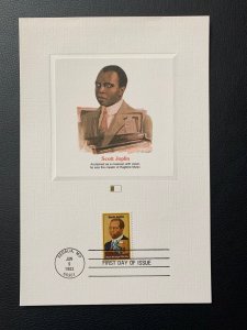Scott Joplin FIRST DAY ISSUE SCOTT 2044