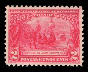 MOMEN: US STAMPS #329 MINT OG NH VF/XF LOT #87419*