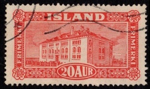 1925 Iceland Scott #- 145-148 10, 20, 35, 50 Aur Short Set/4 Used