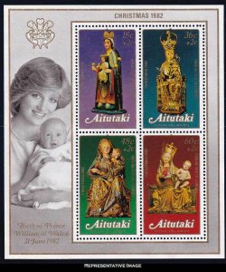 Aitutaki Scott 275 Mint never hinged.