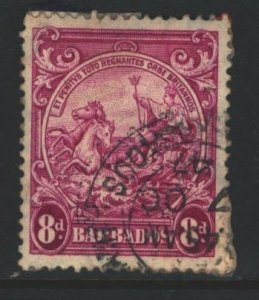 Barbados Sc#199A Used on paper