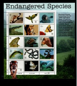 ALLY'S US Plate Block Scott #3105 32c Endangered Species [15] MNH F/VF [FP-65]