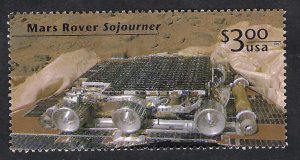 United States #3178a $3 Mars Rover Sojourner (1997). Single from SS. MNH