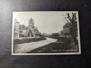 1929 Germany Airmail LZ 127 Graf Zeppelin RPPC Postcard Cover to Pforzheim