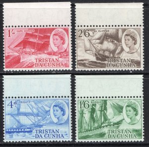 Thematic stamps TRISTAN DA CUNHA 1969 CLIPPER SHIPS 121/4 mint