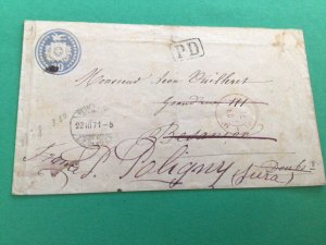 Switzerland early postal history 1871 cover item A15066