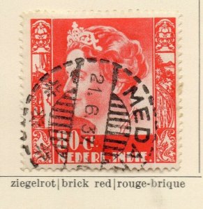 Dutch Indies Netherlands 1933-34 Early Issue Fine Used 80c. NW-170662